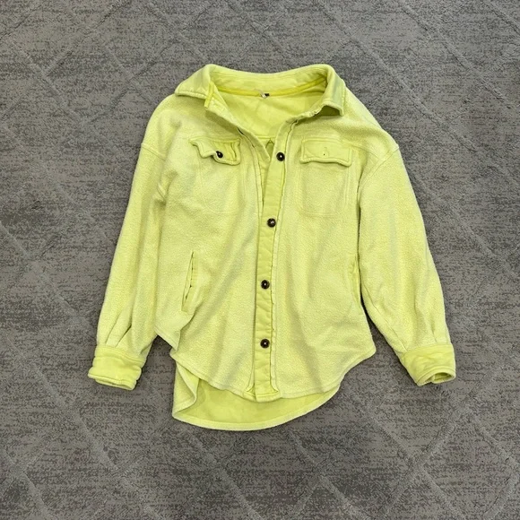 Free People - Ruby Jacket Shacket Oversized Fleece Jacket - Picture 4 of 8